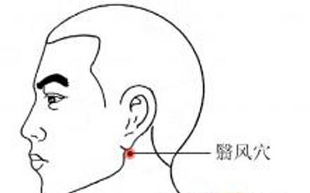 翳風(fēng)穴→治耳鳴、耳聾