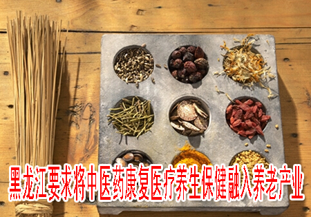 黑龍江要求將中醫(yī)藥康復醫(yī)療養(yǎng)生保健融入養(yǎng)老產業(yè)
